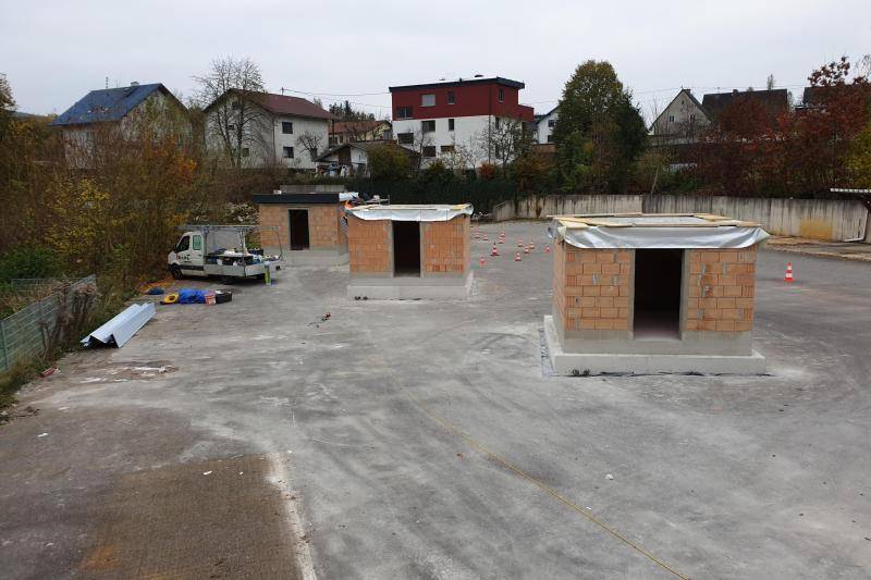 Aufbau Musterbauten (c) ZAB Aufbau Musterbauten (c) ZAB