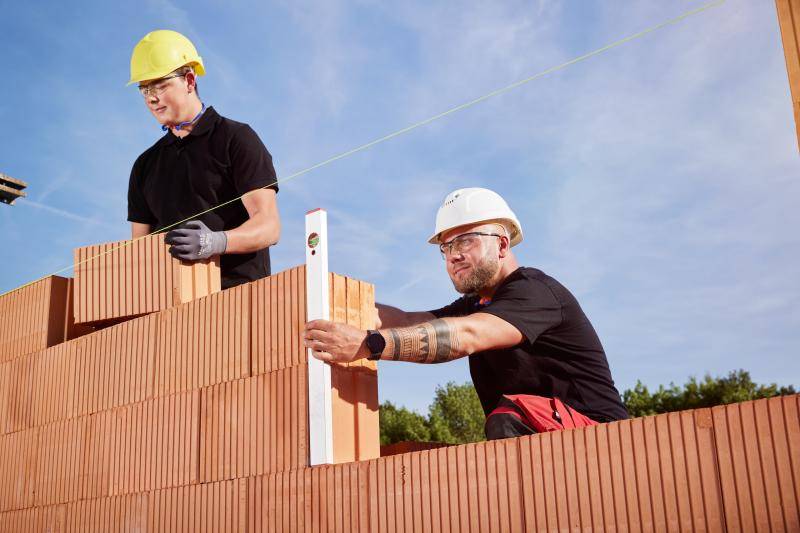 Foto Bauarbeiter Foto Bauarbeiter