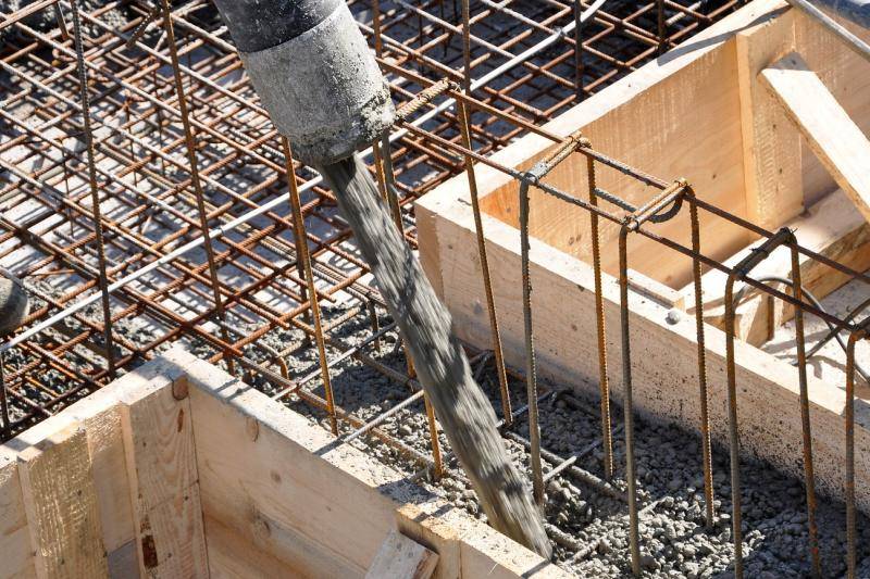 Betonieren der Bauteilaktivierung Betonieren der Bauteilaktivierung