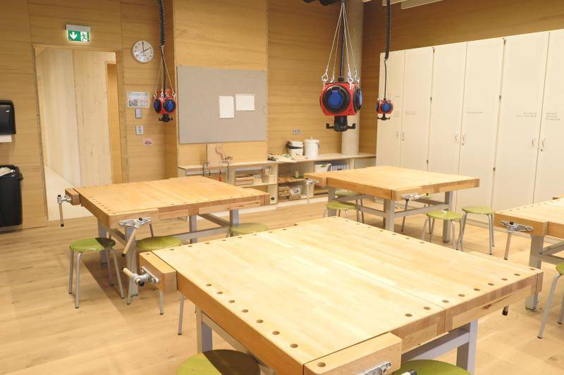 Topausgestattete Werkräume der Volksschule, Topausgestattete Werkräume der Volksschule,