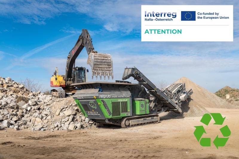 REcycling auf eer Baustelle REcycling auf eer Baustelle