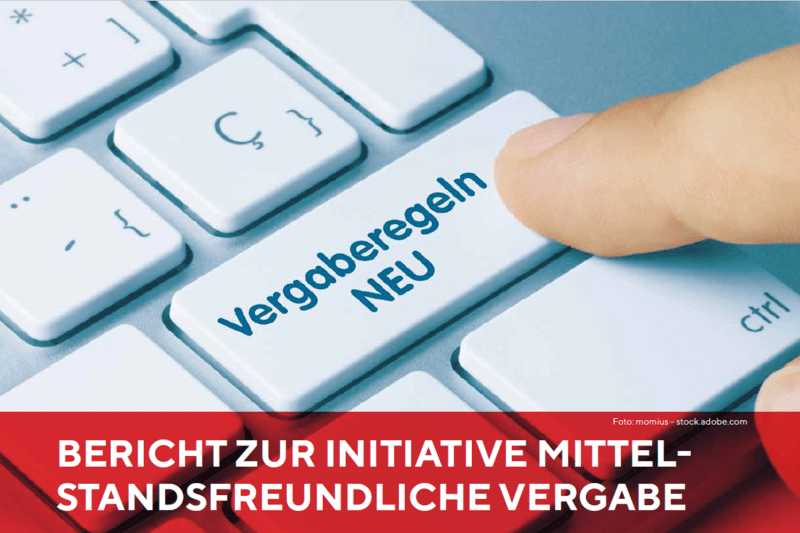 Bericht Mittelstandsfreundliche Vergabe