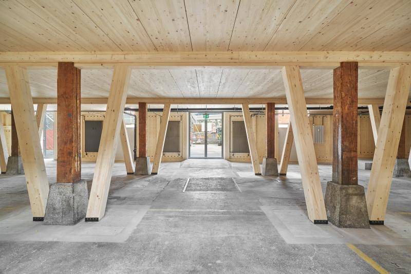 Werkstadt Areal Zürich, Geb. A & Q. : SBB / © Martin Zeller Werkstadt Areal Zürich, Geb. A & Q. : SBB / © Martin Zeller