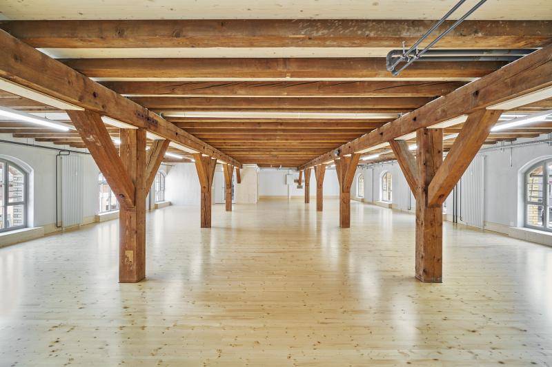 Werkstadt Areal Zürich, Geb. A & Q. : SBB / © Martin Zeller Gebäude A – Werkstadt Areal, Gesamtsanierung